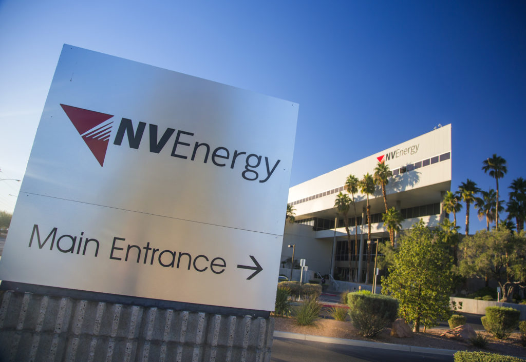 NV Energy corporate headquarters as seen on Wednesday, November 22, 2017. (Jeff Scheid/The Nevada Independent)