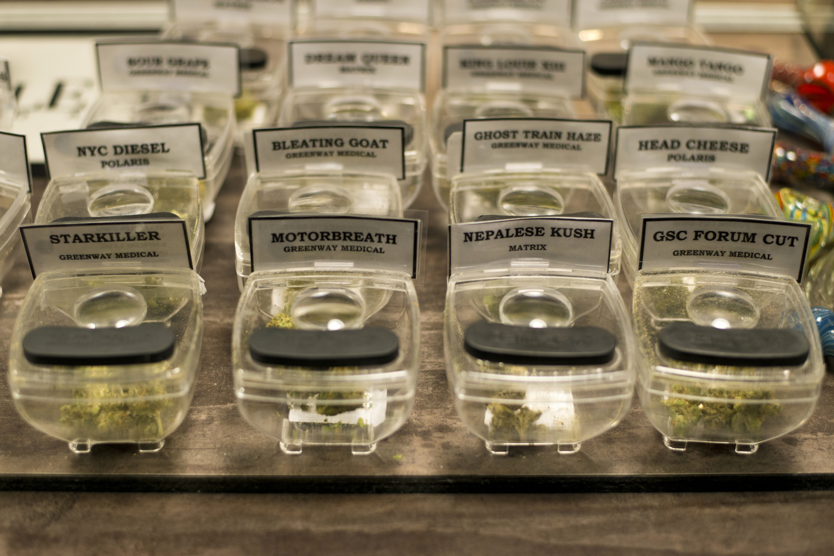 Marijuana samples