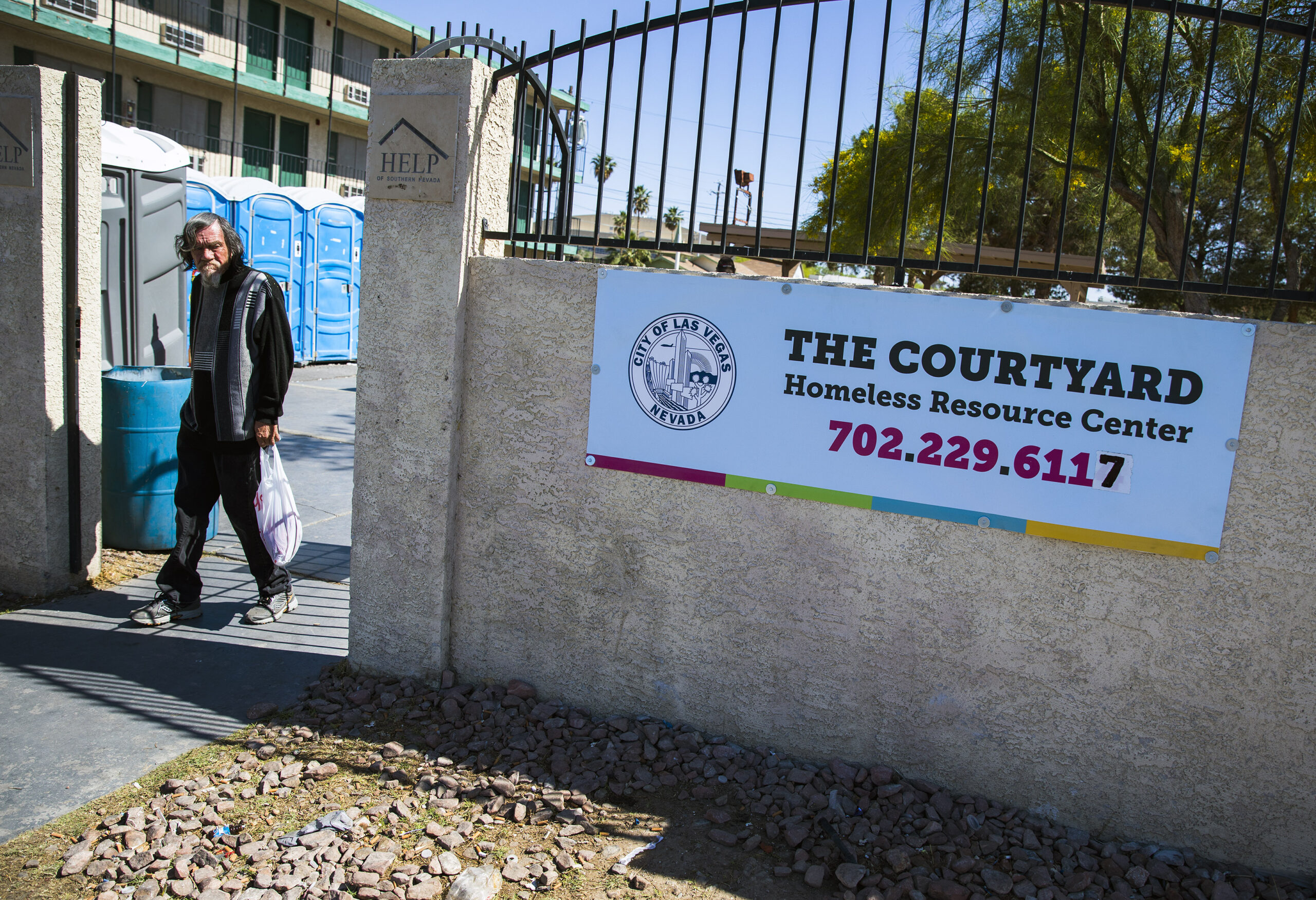 The Courtyard, a city of Las Vegas shelter for homeless people