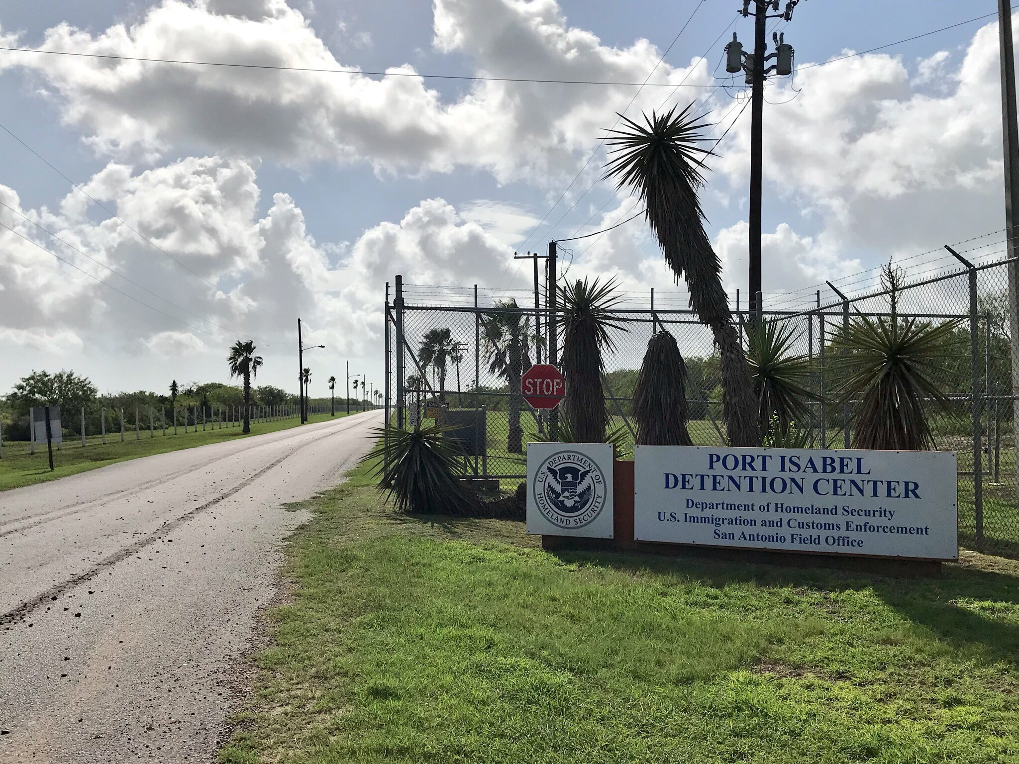 ICE's Port Isabel Detention Center in Los Fresnos, Texas