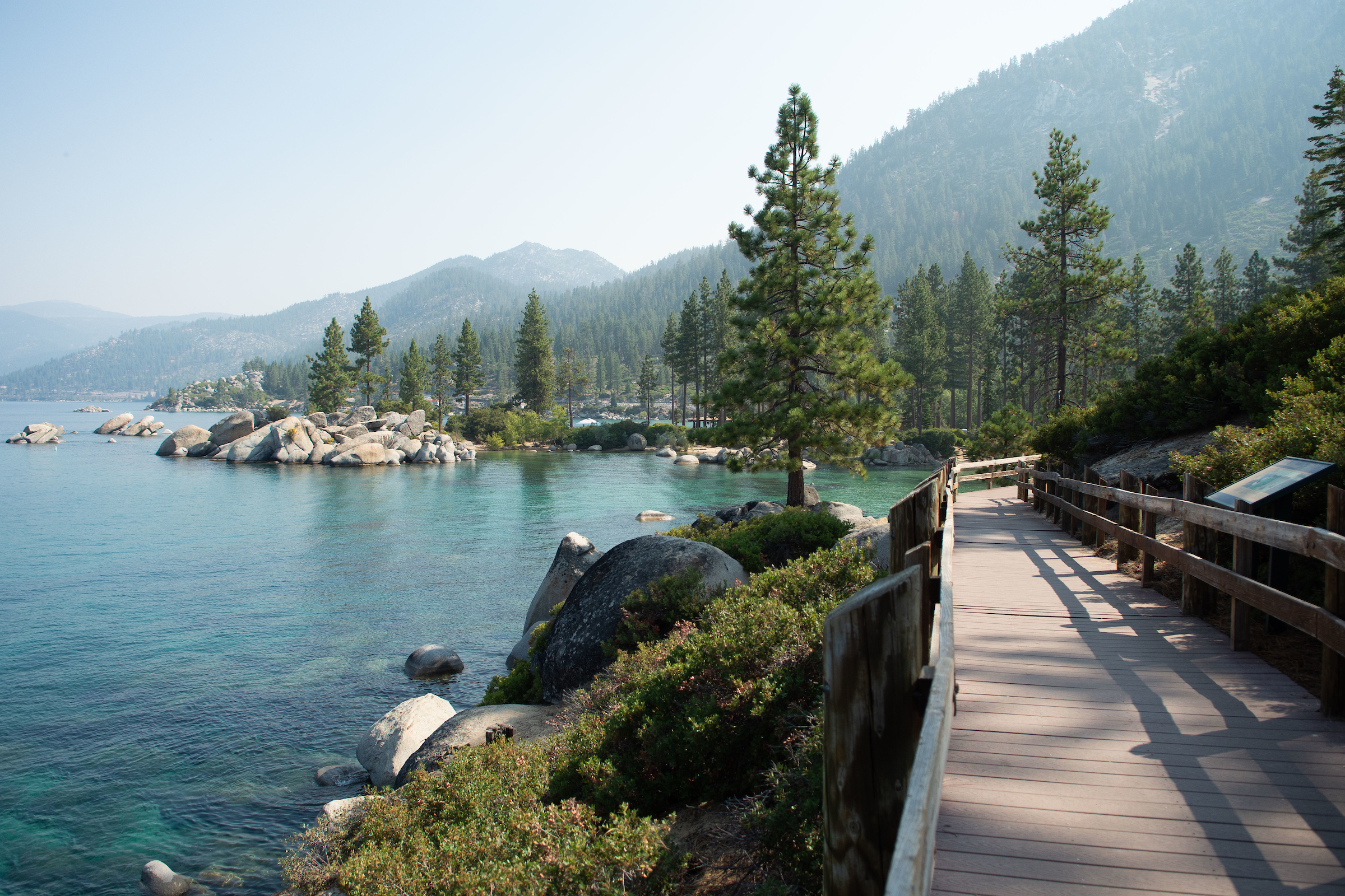 View of Lake Tahoe from Sand Harbor State Park in Incline Village, Nevada