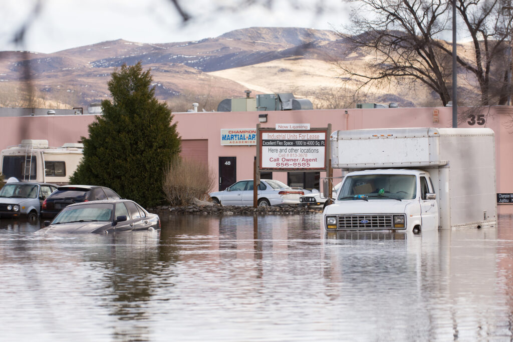 Flooding near Truckee River