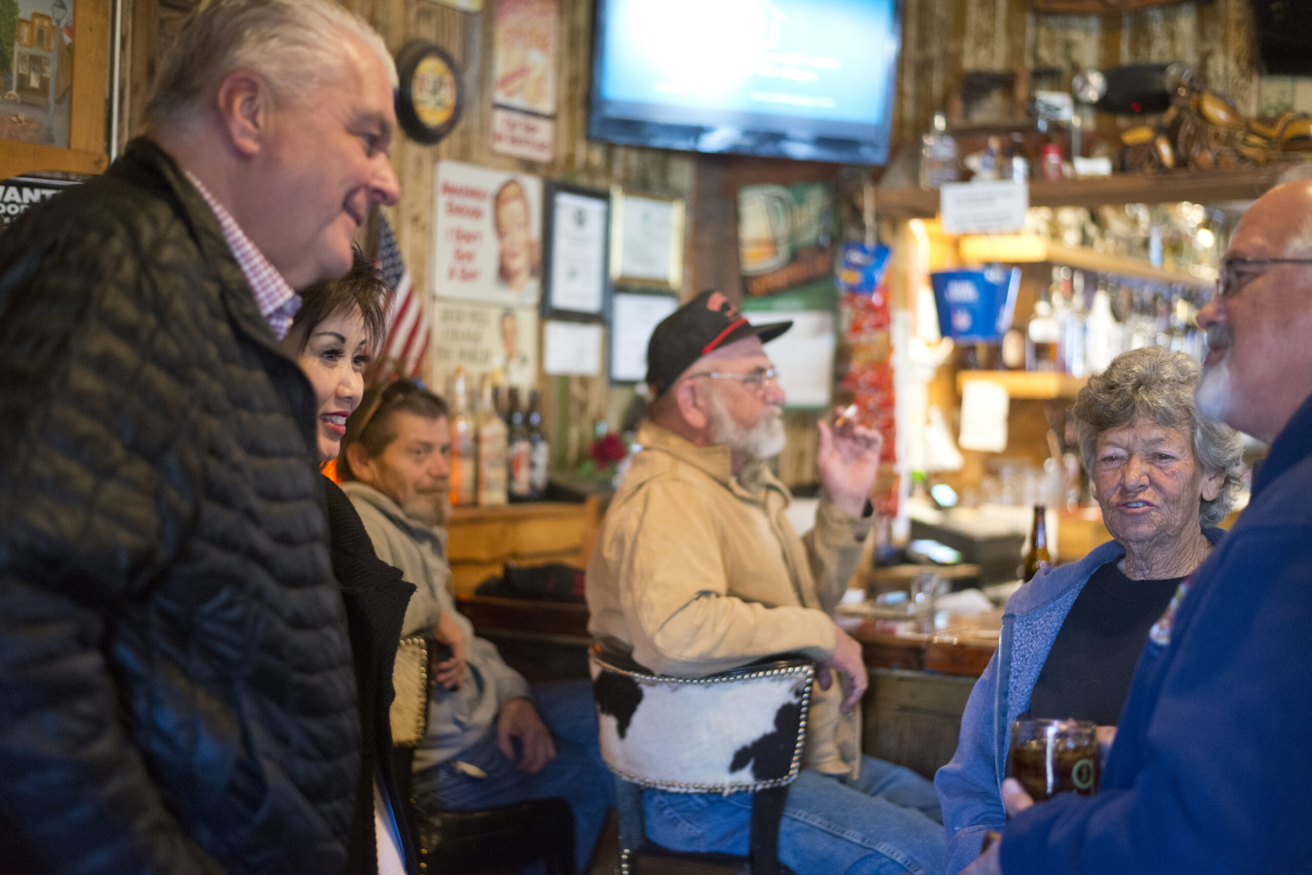 Sisolak visits Beatty restaurant