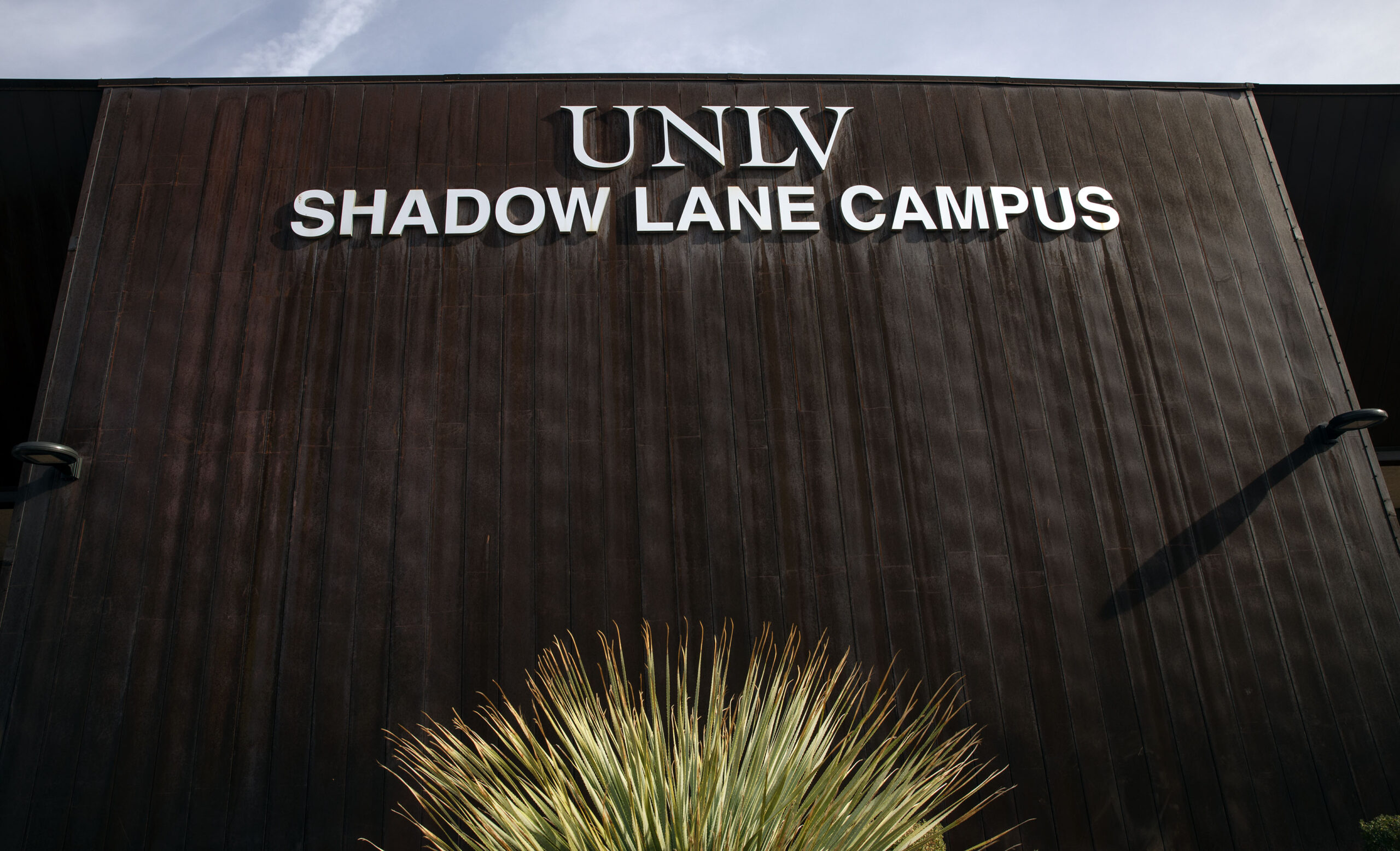 The sign at the UNLV Shadow Lane Campus