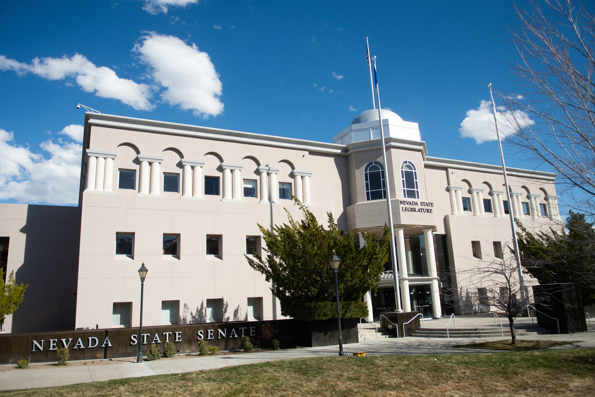 Front of the Nevada Legislature building