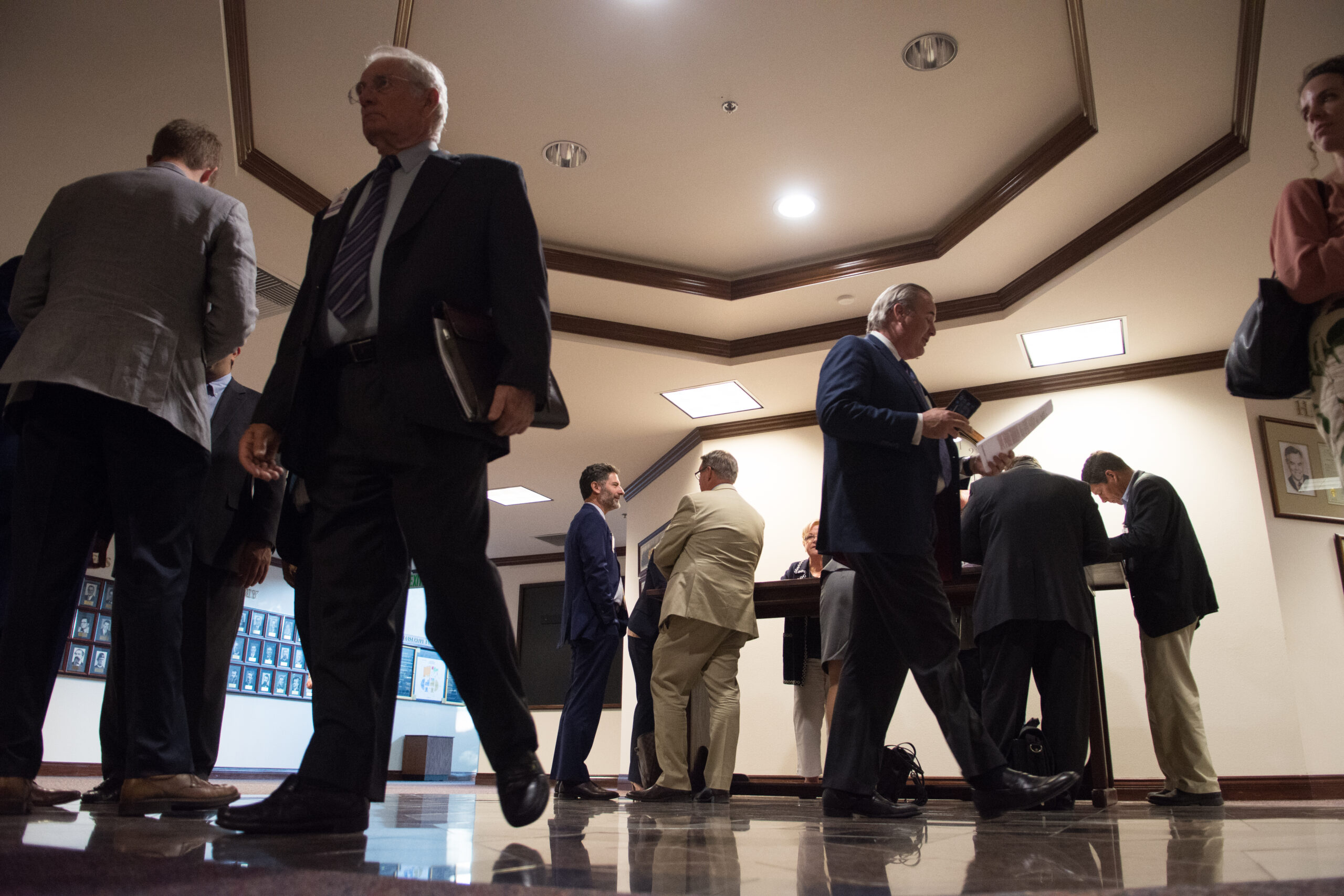 The interior of the Nevada Legislature