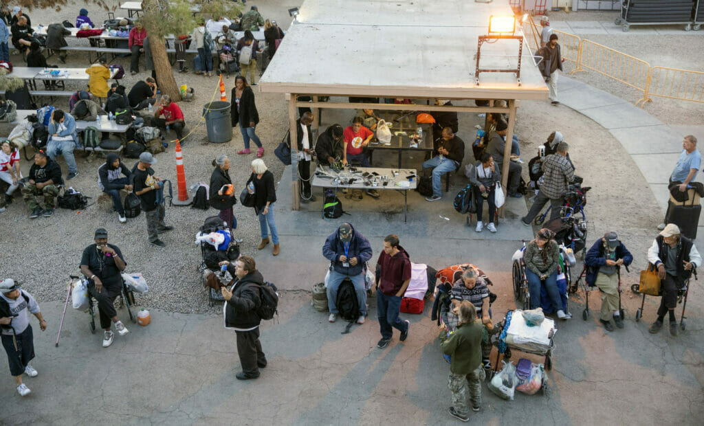 The Courtyard homeless resource center in Las Vegas