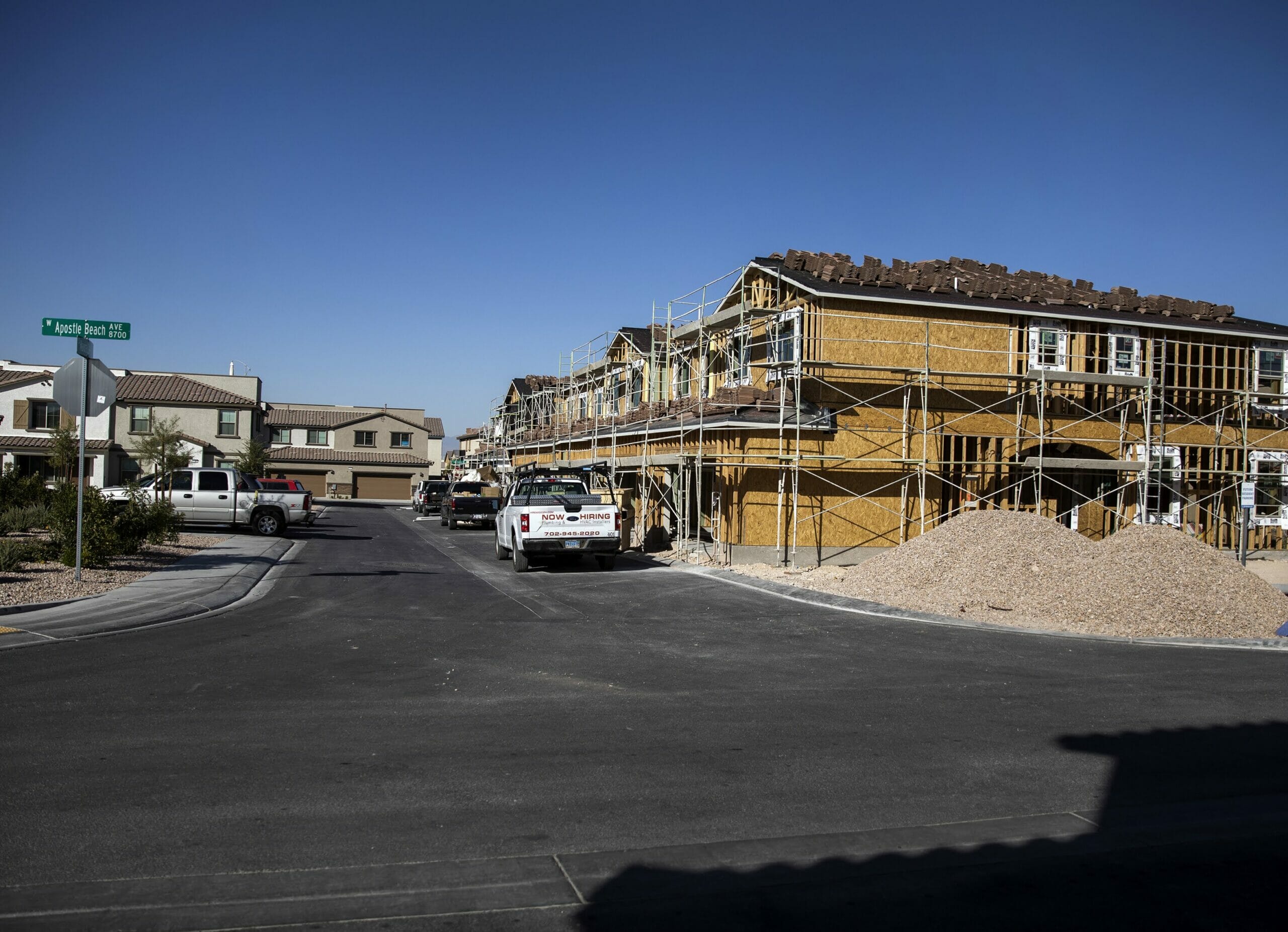 Madori Vista townhomes under construction