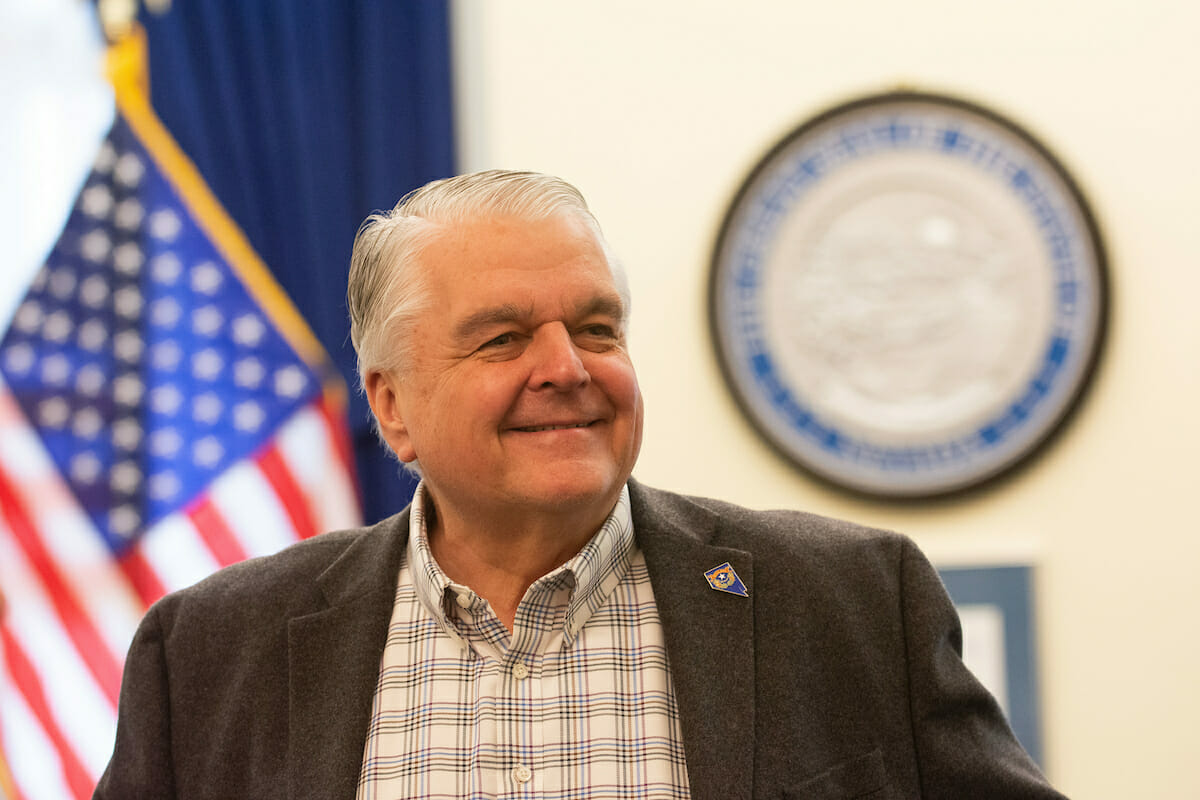 Governor Steve Sisolak at his office in Carson City