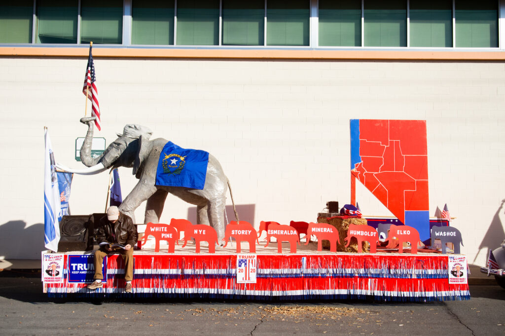 Nevada Day Parade float