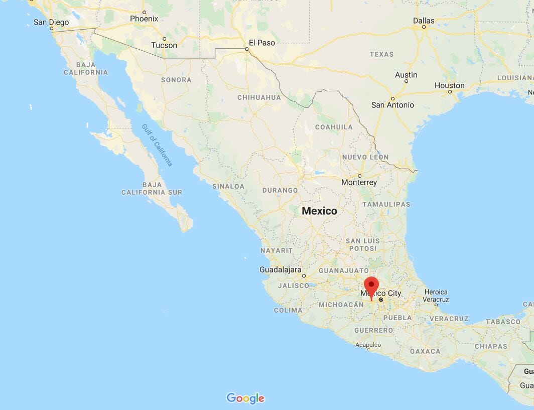 Toluca Mexico Map