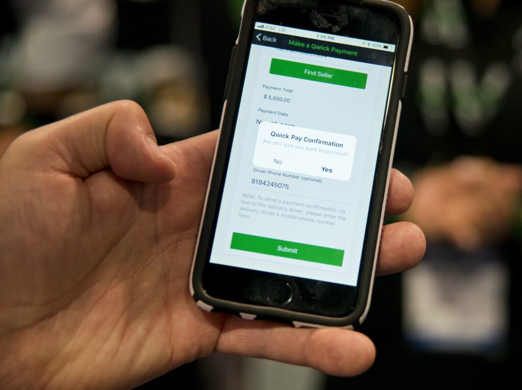 Phone with marijuana payment app