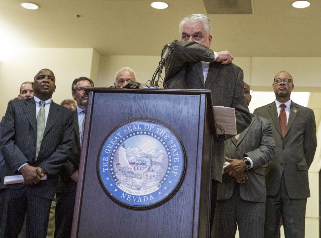 Sisolak at coronavirus press conference