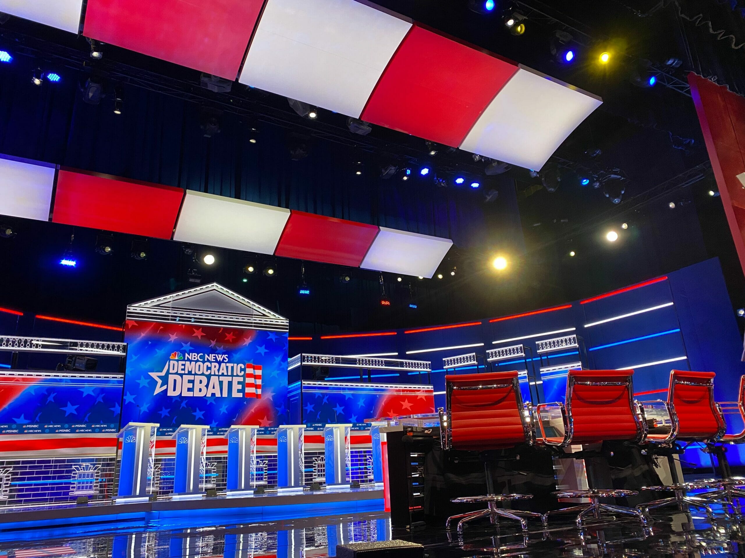 Las Vegas presidential debate stage