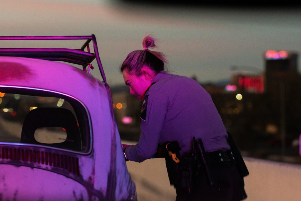 Trooper Hannah DeGoey traffic stop