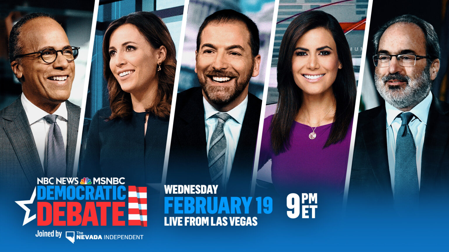 Moderators announced for Democratic presidential debate in Las