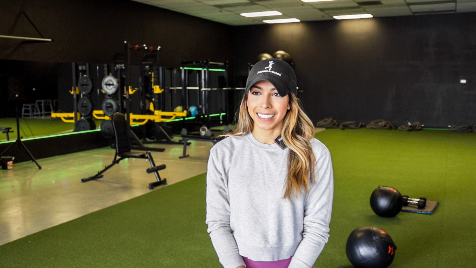 Alejandra Salas, owner of Reno Aspire Fitness, at her gym