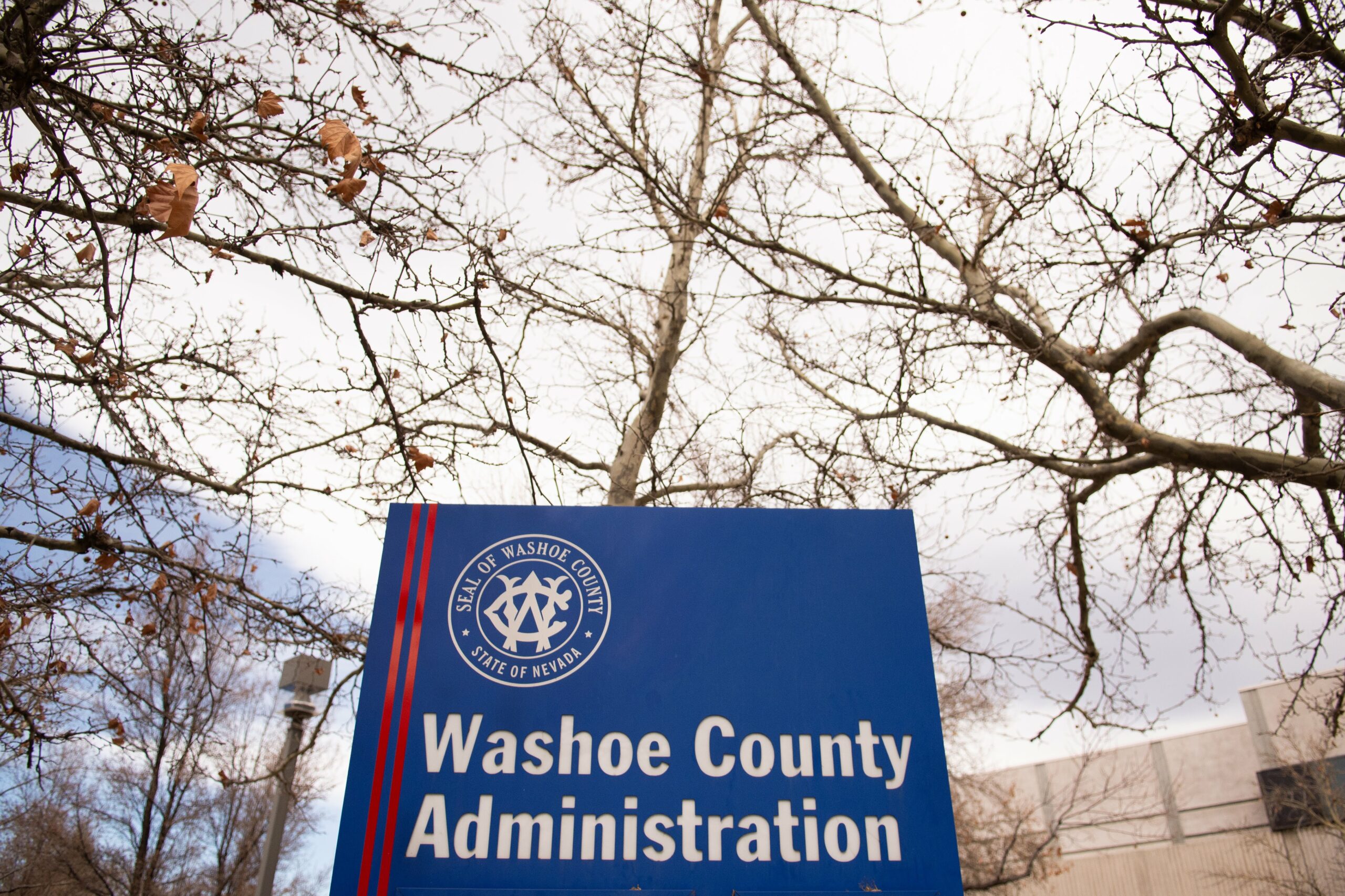 Washoe County building sign