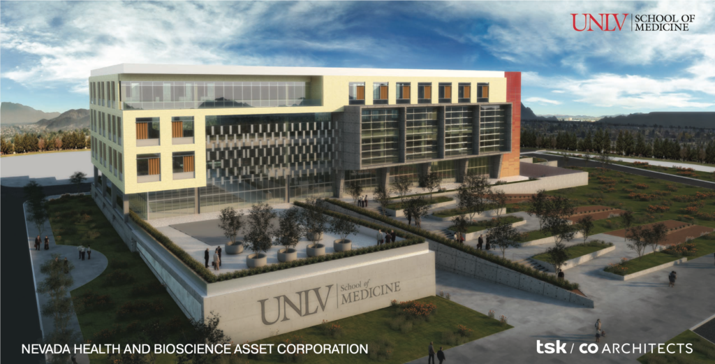 UNLV medical school building development ahead of schedule despite