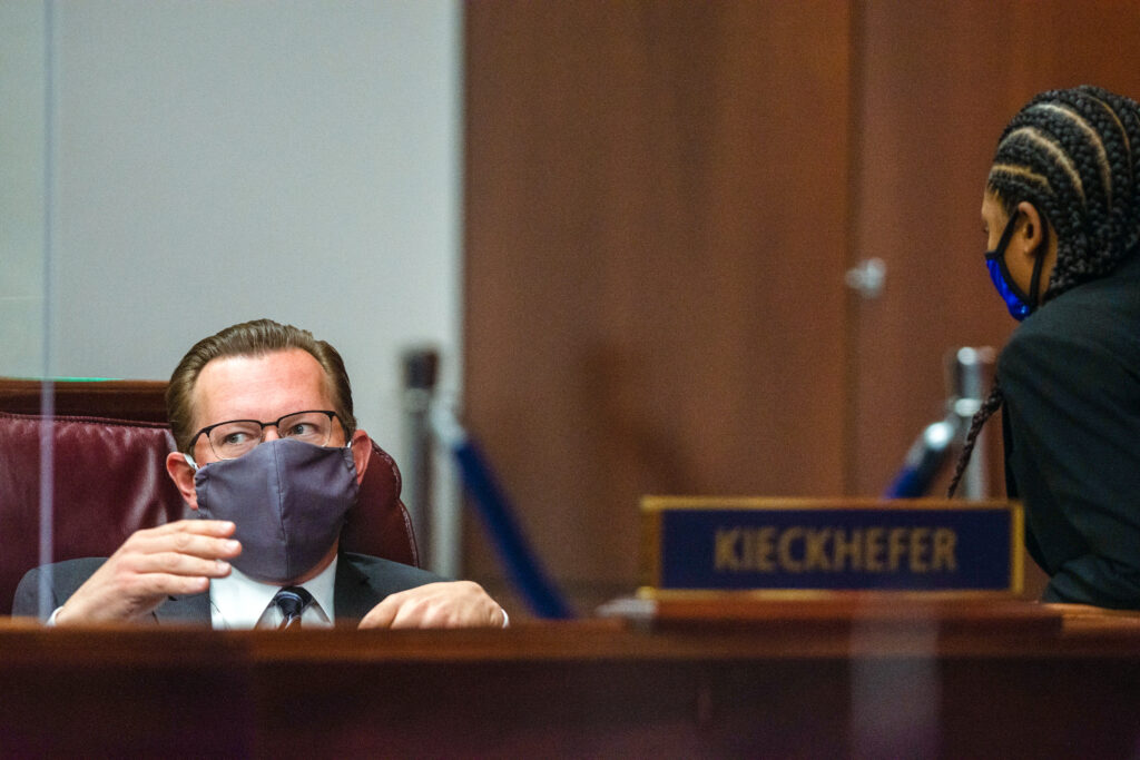 State Senator Ben Kieckhefer on Sunday, Aug. 2, 2020 during the third day of the 32nd Special Session of the Legislature in Carson City.