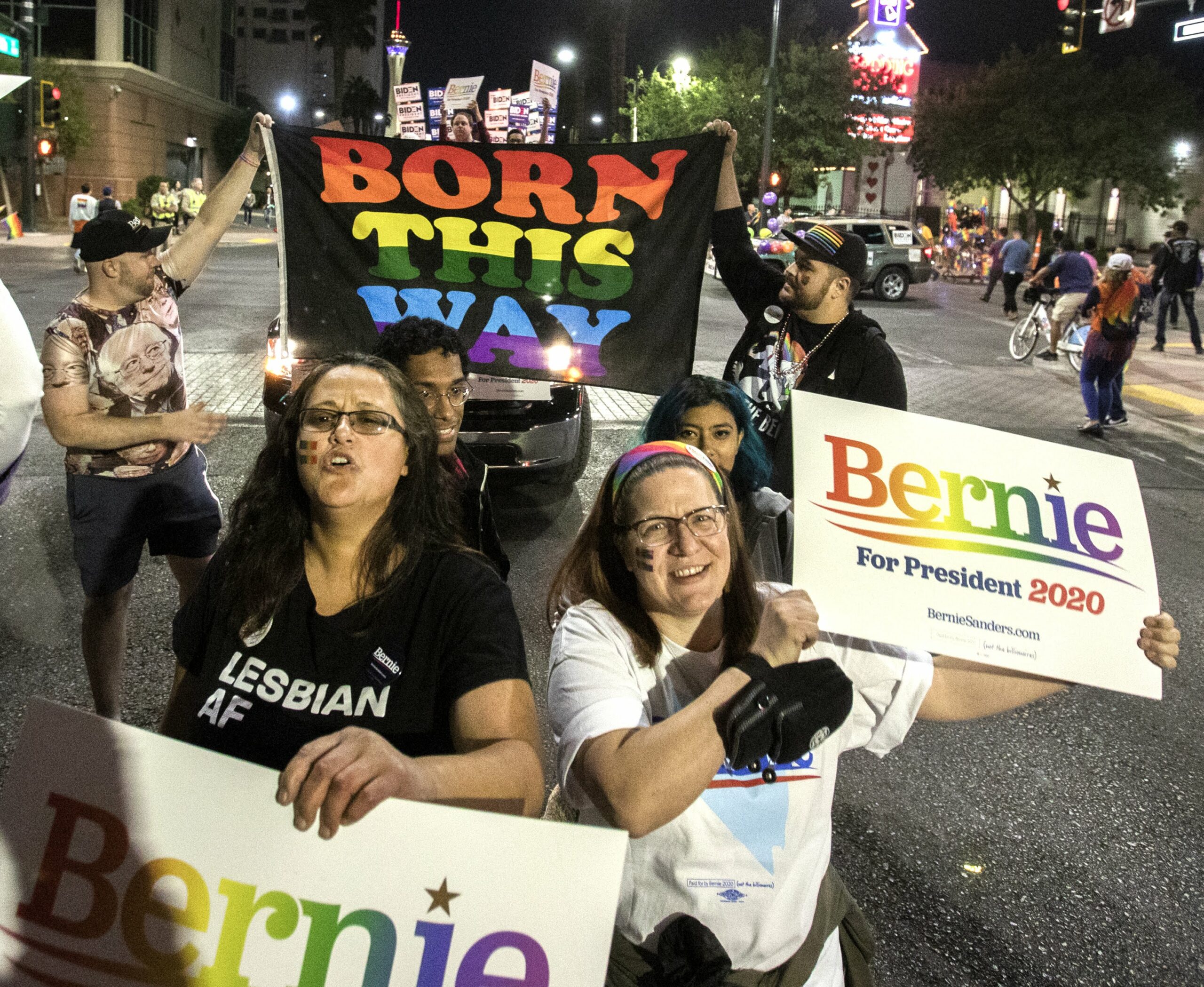 bernie sanders gay pride day 2018