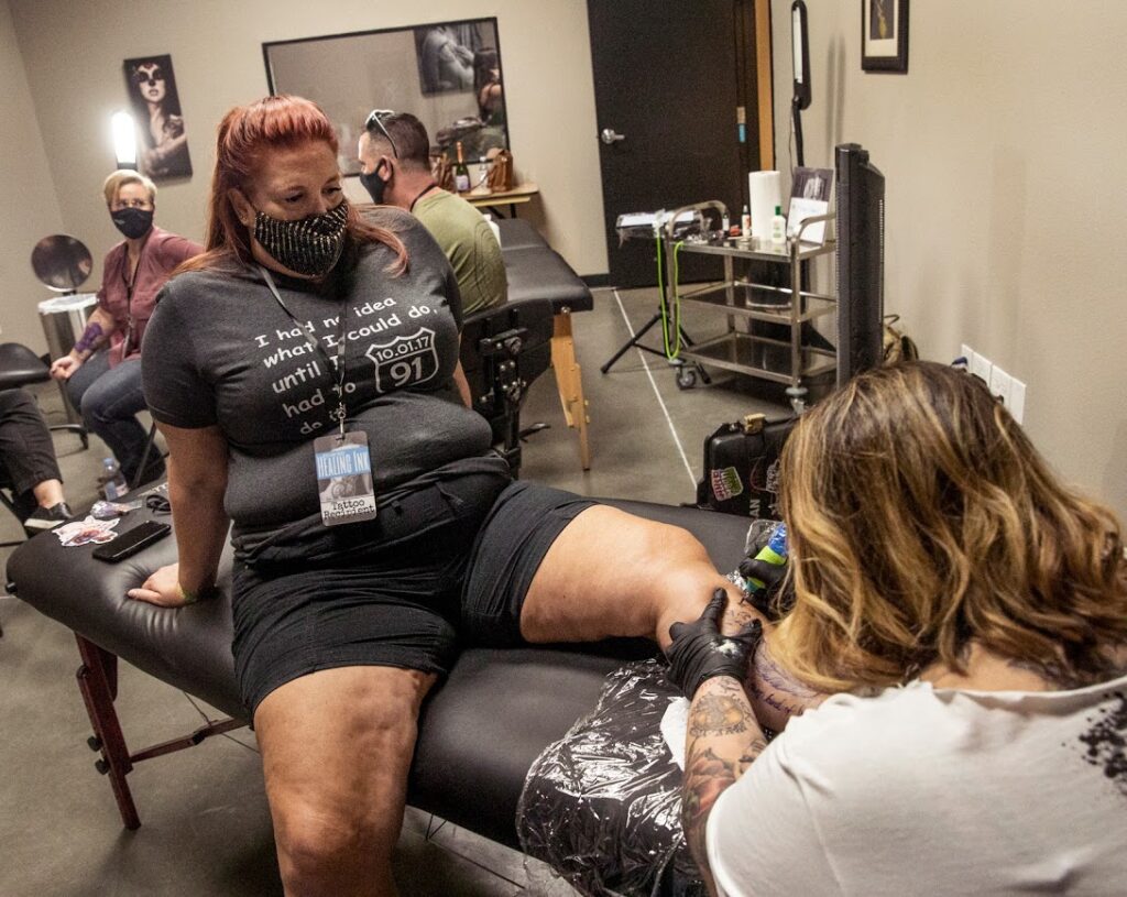 Tattoos help Route 91 shooting survivors remember and heal  The Nevada  Independent