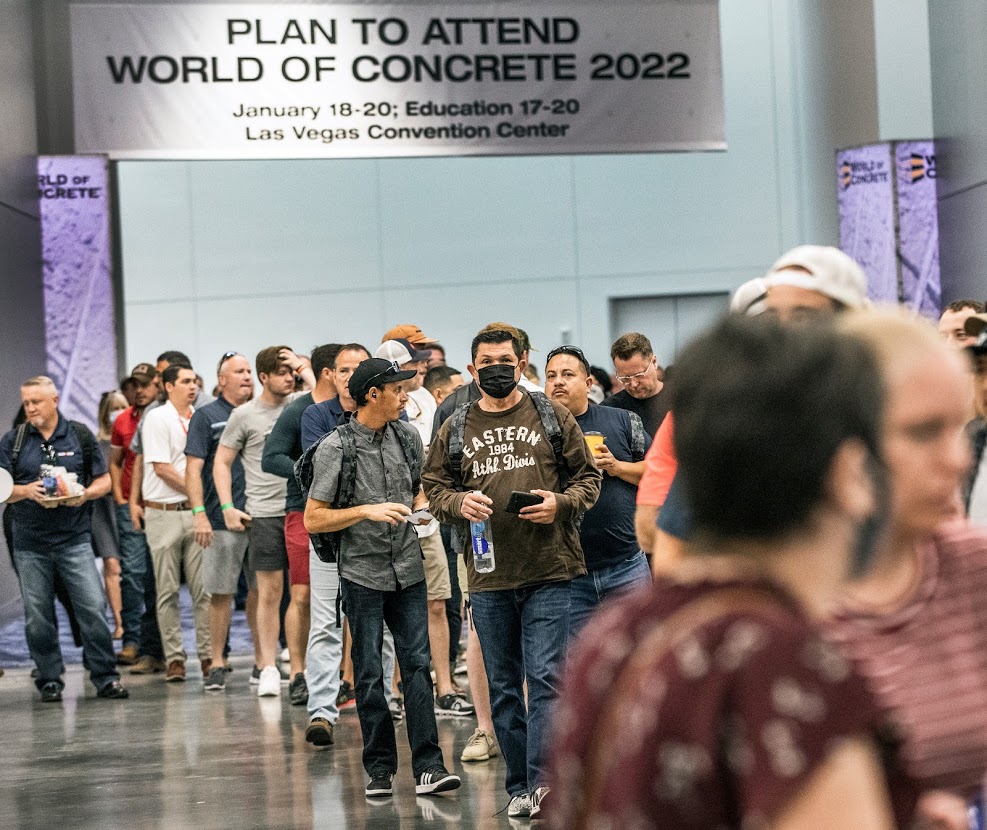 PHOTOS: World of Concrete’s opening ends 15-month absence of Las Vegas-hosted conferences - The Nevada Independent