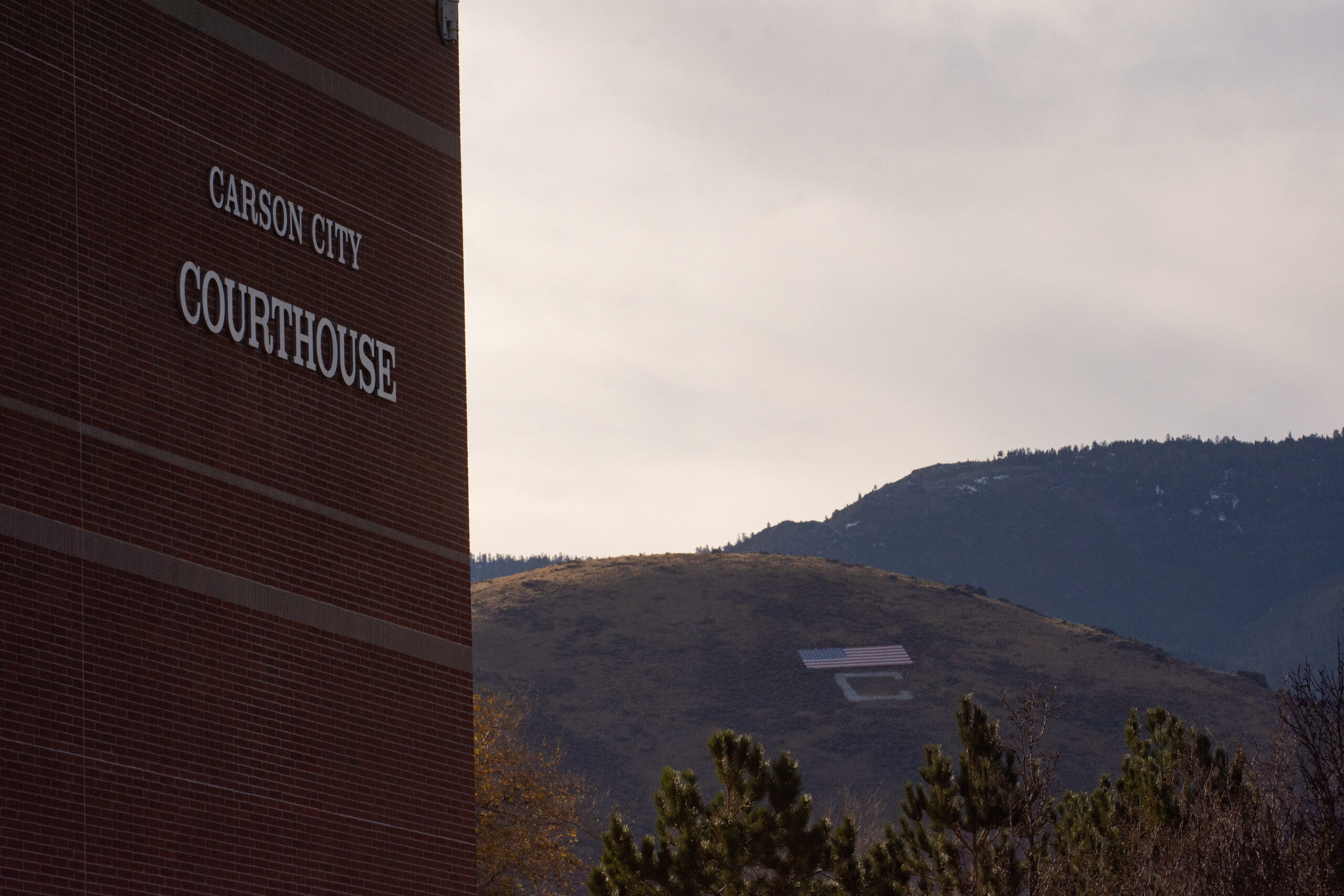 Carson City Courthouse on Nov. 16, 2021. (Photo by David Calvert).