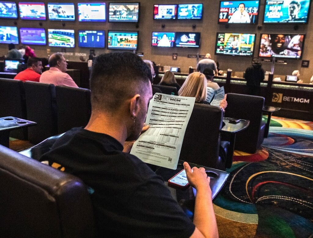 The BetMGM Sportsbook at MGM Grand