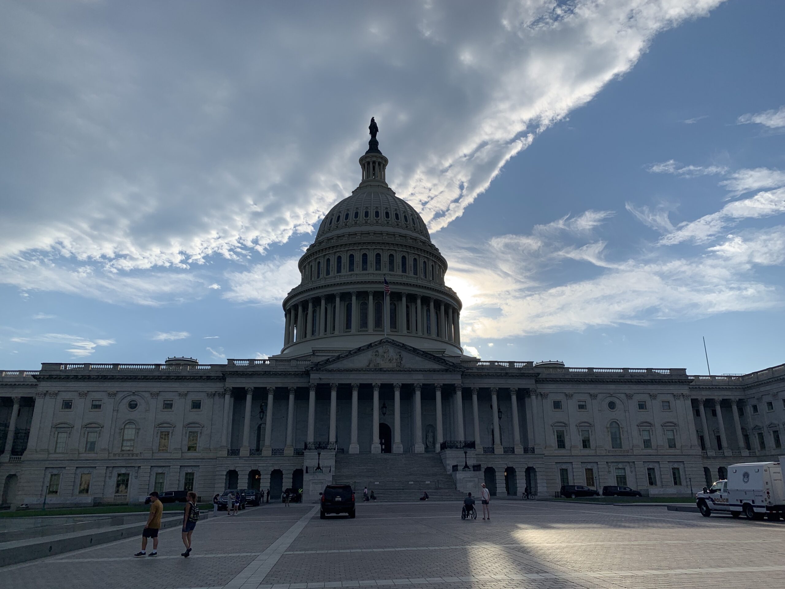 East front of the U.S. Capitol on July 28, 2022. (Humberto Sanchez/The Nevada Independent)