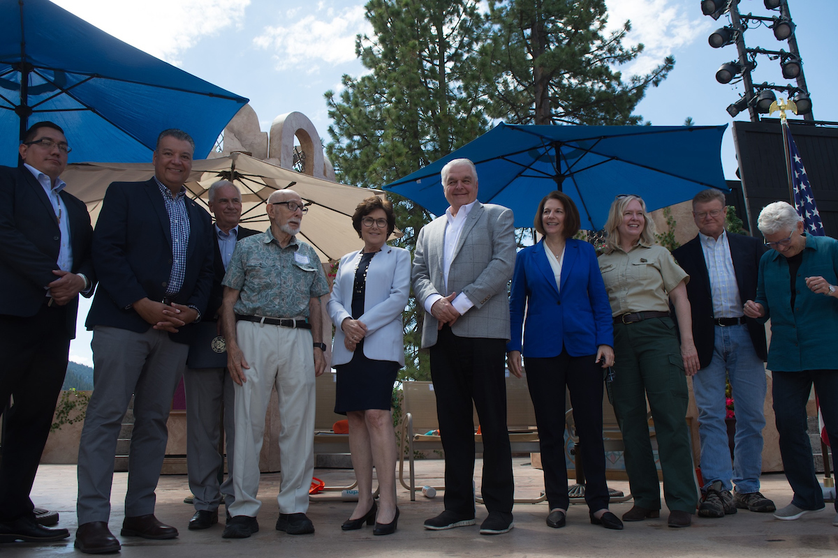 Elected officials at the 26th Annual Lake Tahoe Summit.