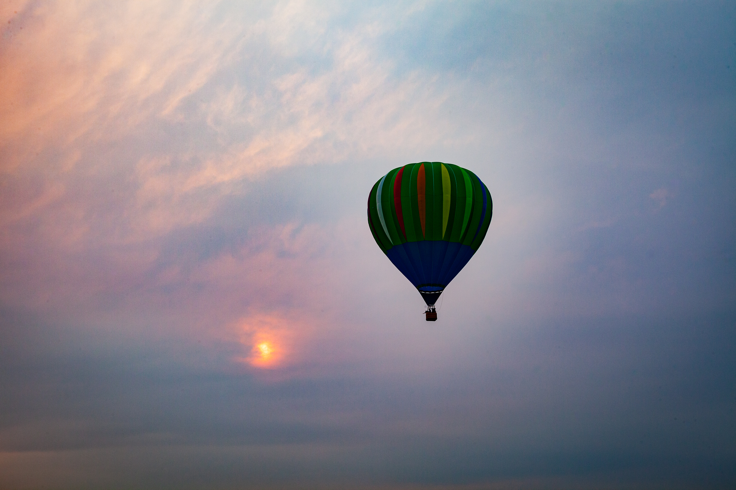 hot air balloons