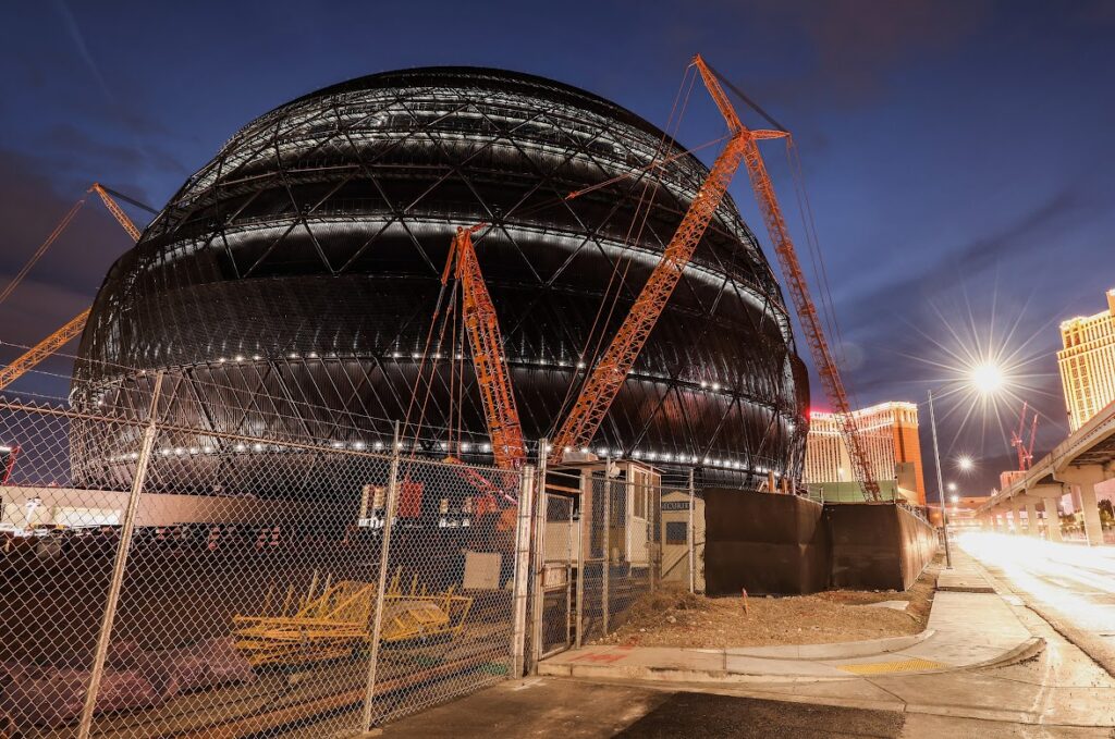 The Sphere at the Venetian Resort Opens to the Public in Las Vegas