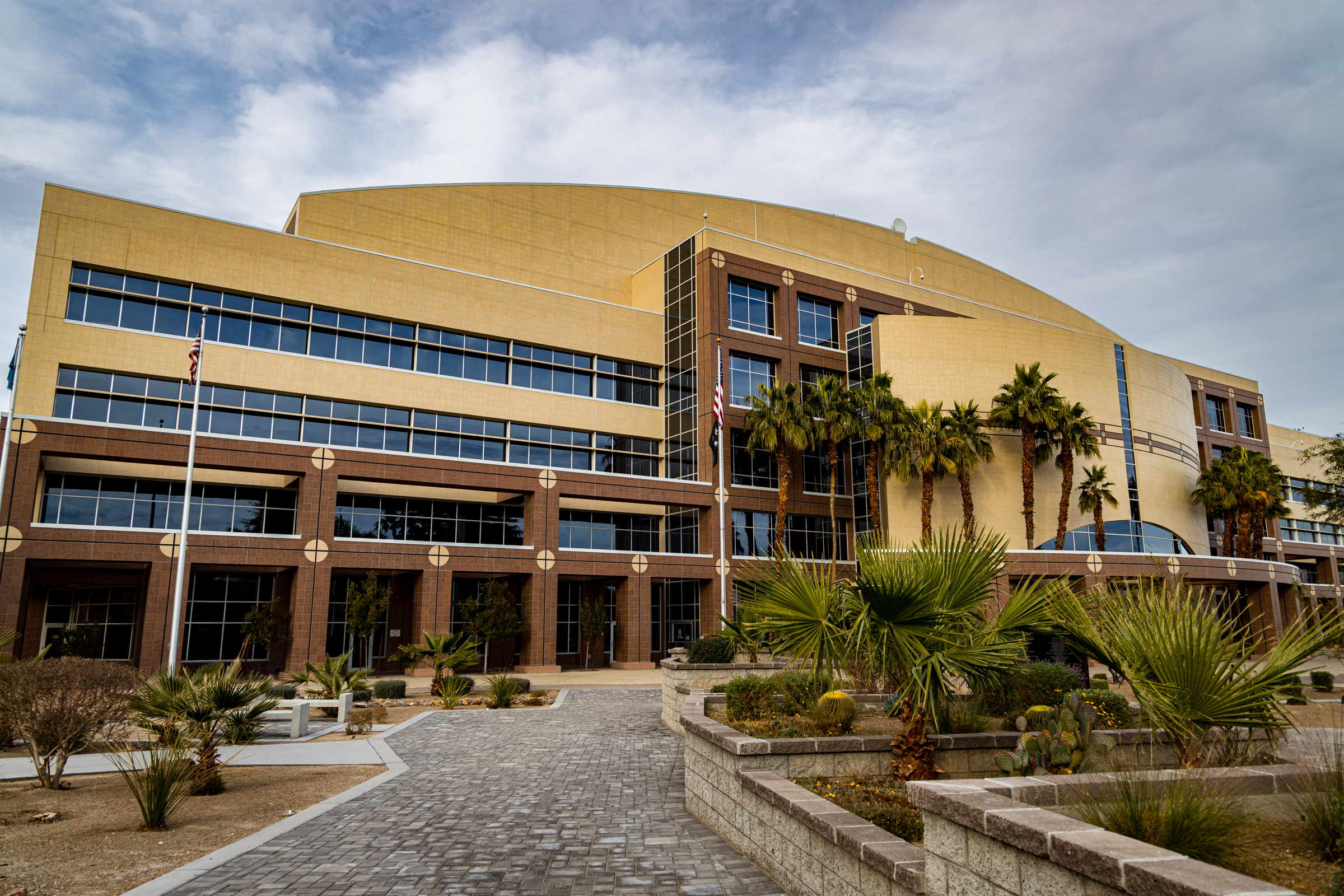 The Grant Sawyer building in Las Vegas on Monday, Dec. 13 2021. (Joey Lovato/The Nevada Independent).