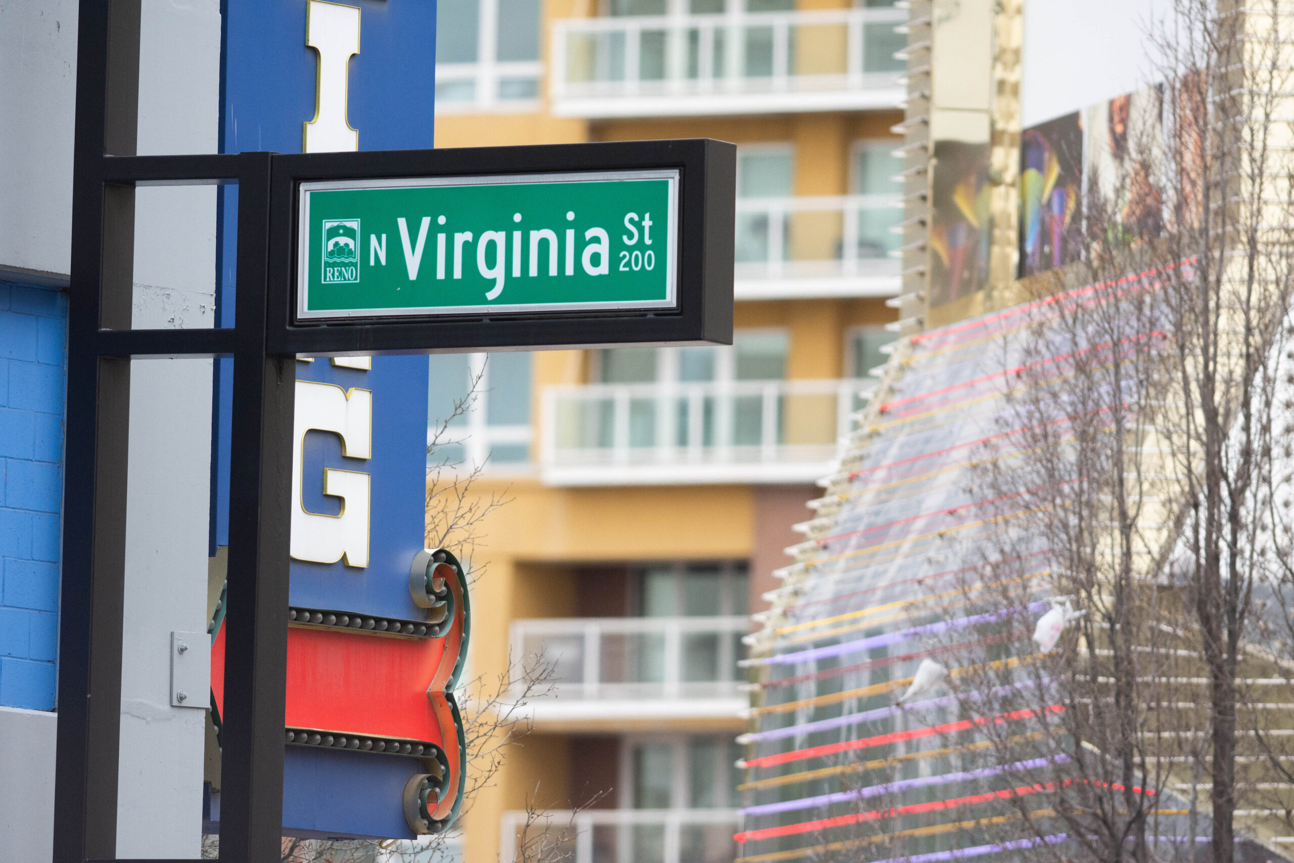 A photo of downtown Reno, one of Nevada's opportunity zone, areas where investors can receive opportunity credits. (David Calvert/The Nevada Independent).