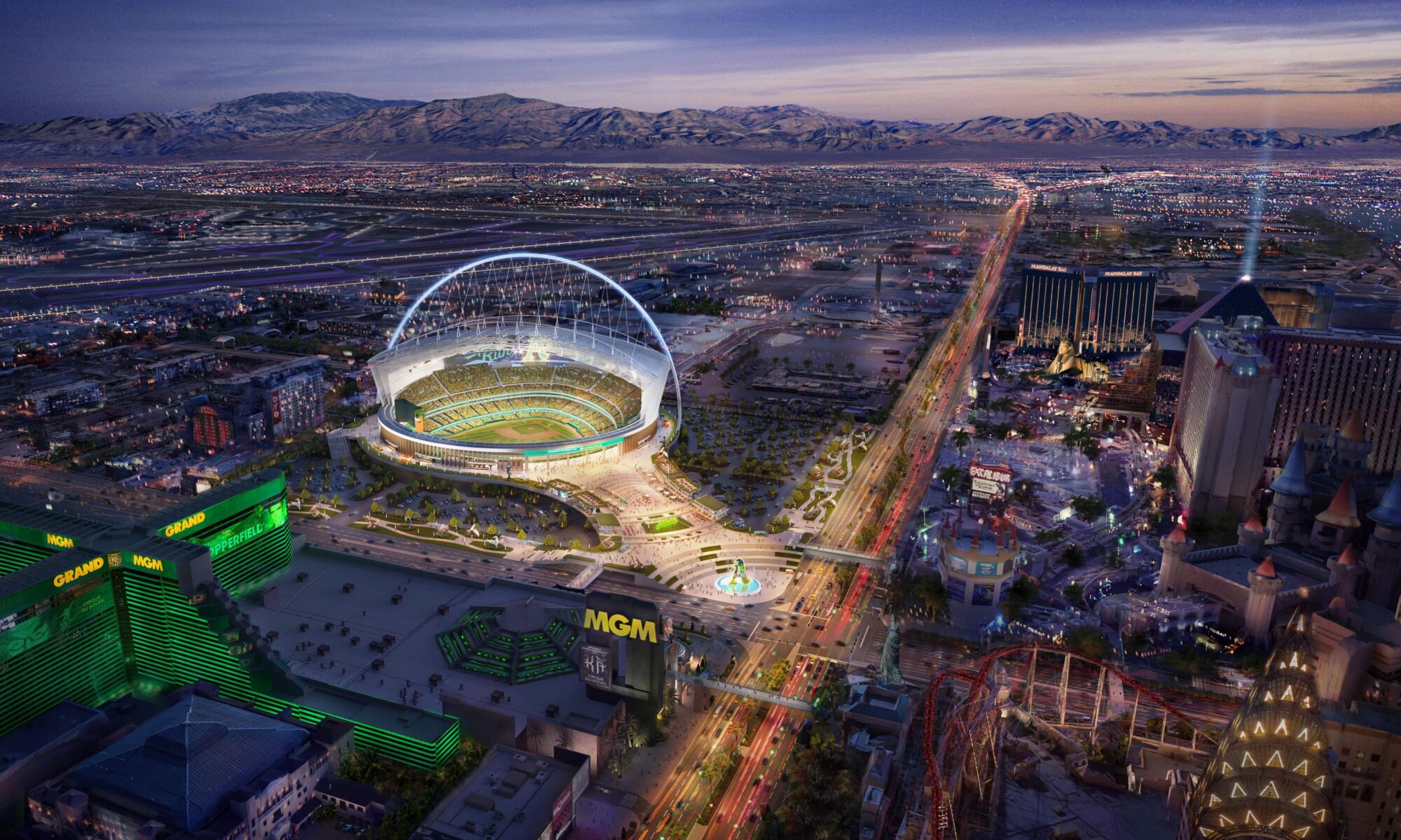 A S Stadium Bill Language Arrives Caps Public Financing At 380M The   A4416015 As Vegas Ballpark Rendering 3 Courtesy Of The Athletics 5.26.23 2000x1200 