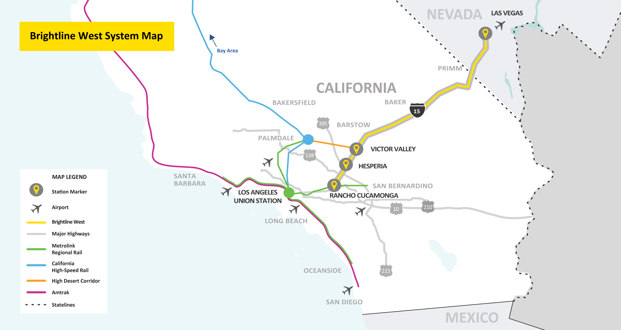 High-Speed Train From California to Vegas Could Be a Reality