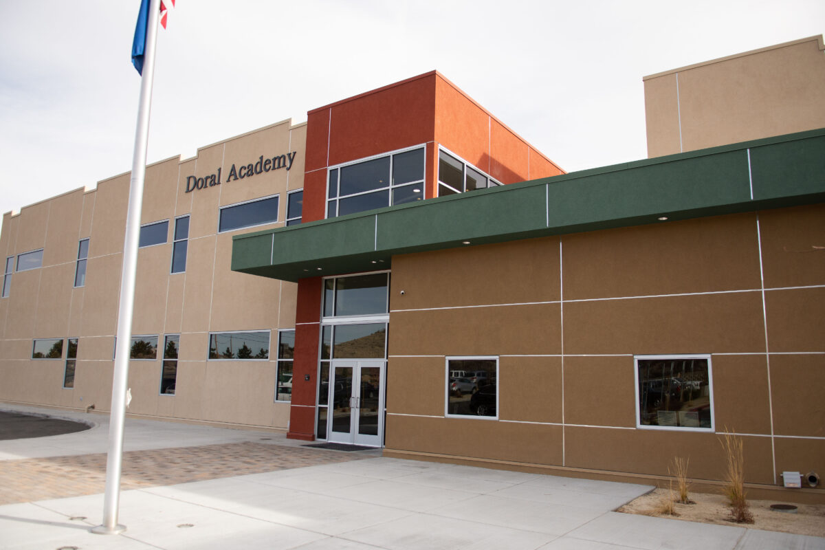 Doral Academy of Northern Nevada, which sits in south Reno, on Saturday, Dec. 19, 2019. (David Calvert/The Nevada Independent).