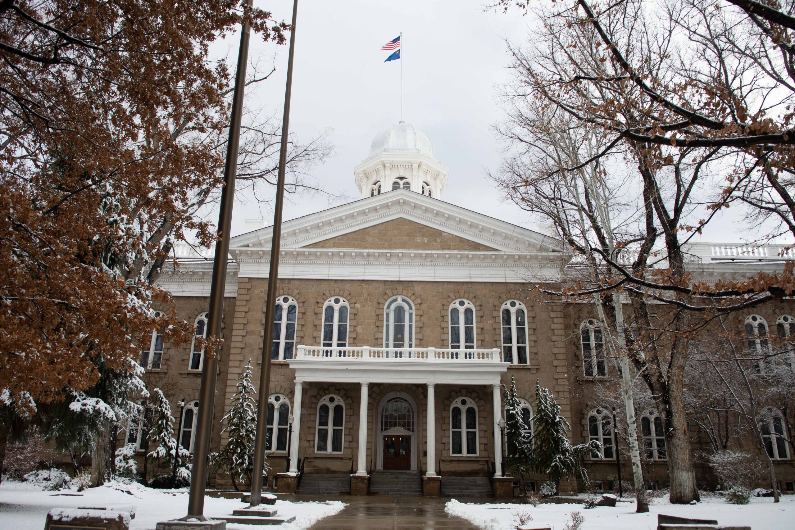 The Nevada State Capital on Monday, Feb. 4, 2019, in Carson City. (David Calvert/The Nevada Independent).