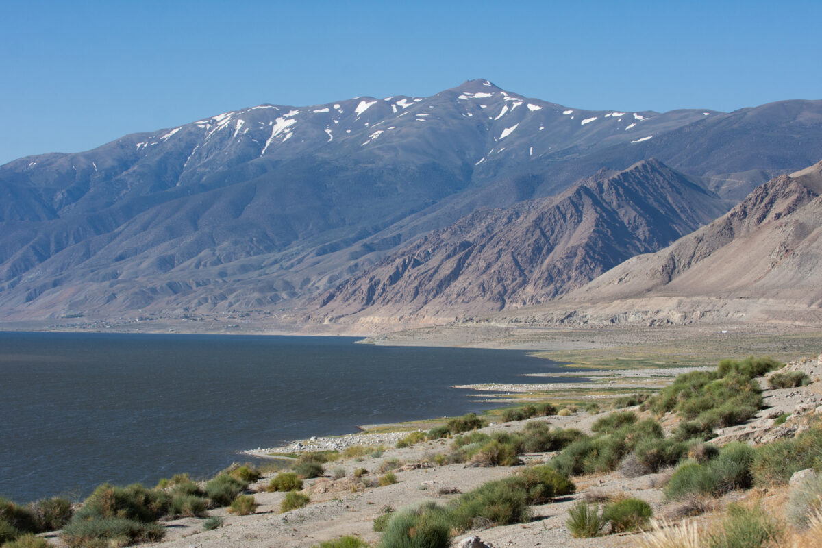 Walker Lake on June 22, 2023, near Hawthorne. (David Calvert/The Nevada Independent)