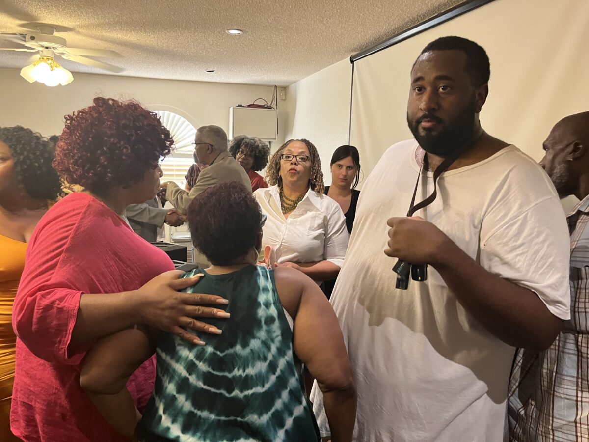 Sen. Dina Neal (D-North Las Vegas) following a press conference inside Macedonia Missionary Baptist Church on Wednesday, June 21, 2023. (Naoka Foreman/The Nevada Independent).