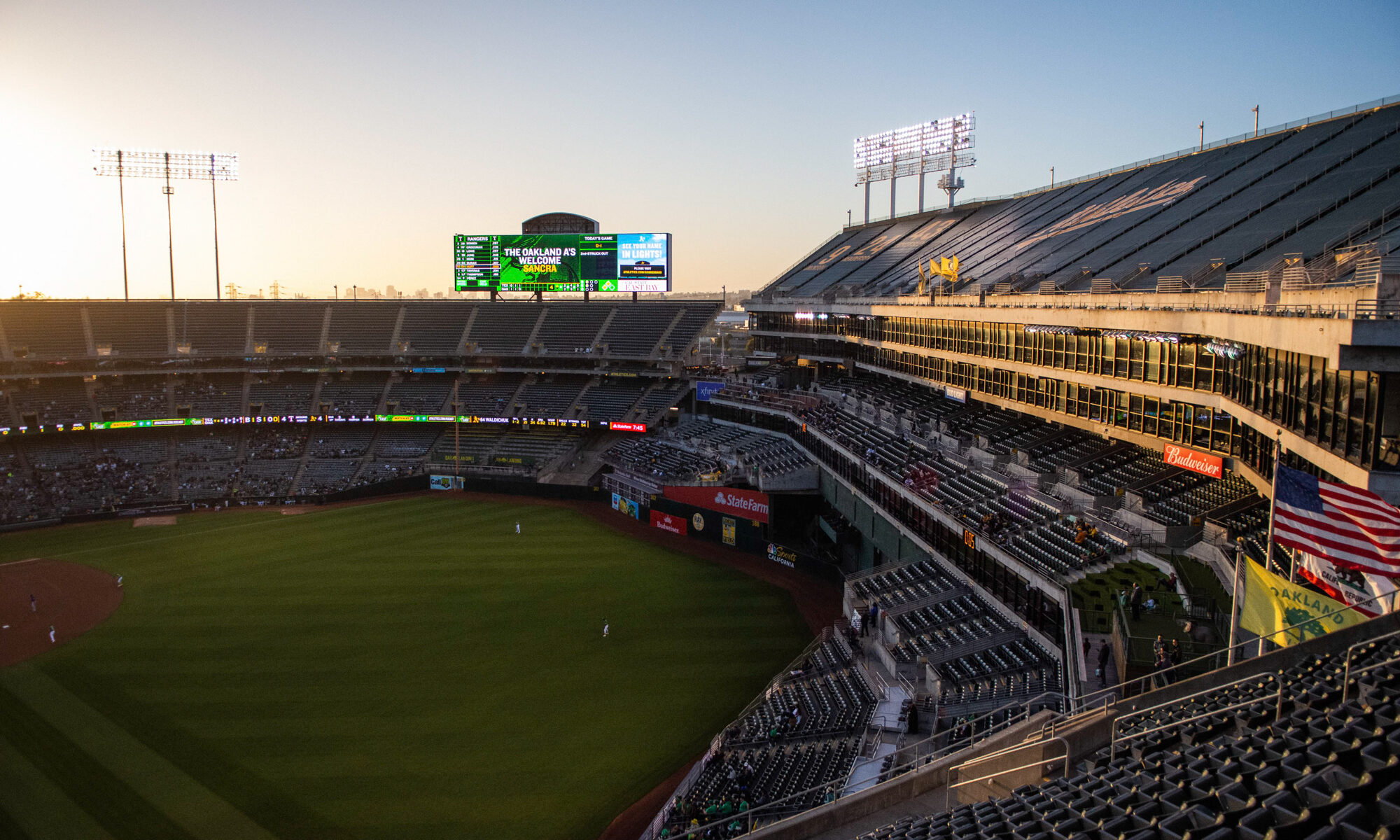 The Oakland A's are the early winners of photo day