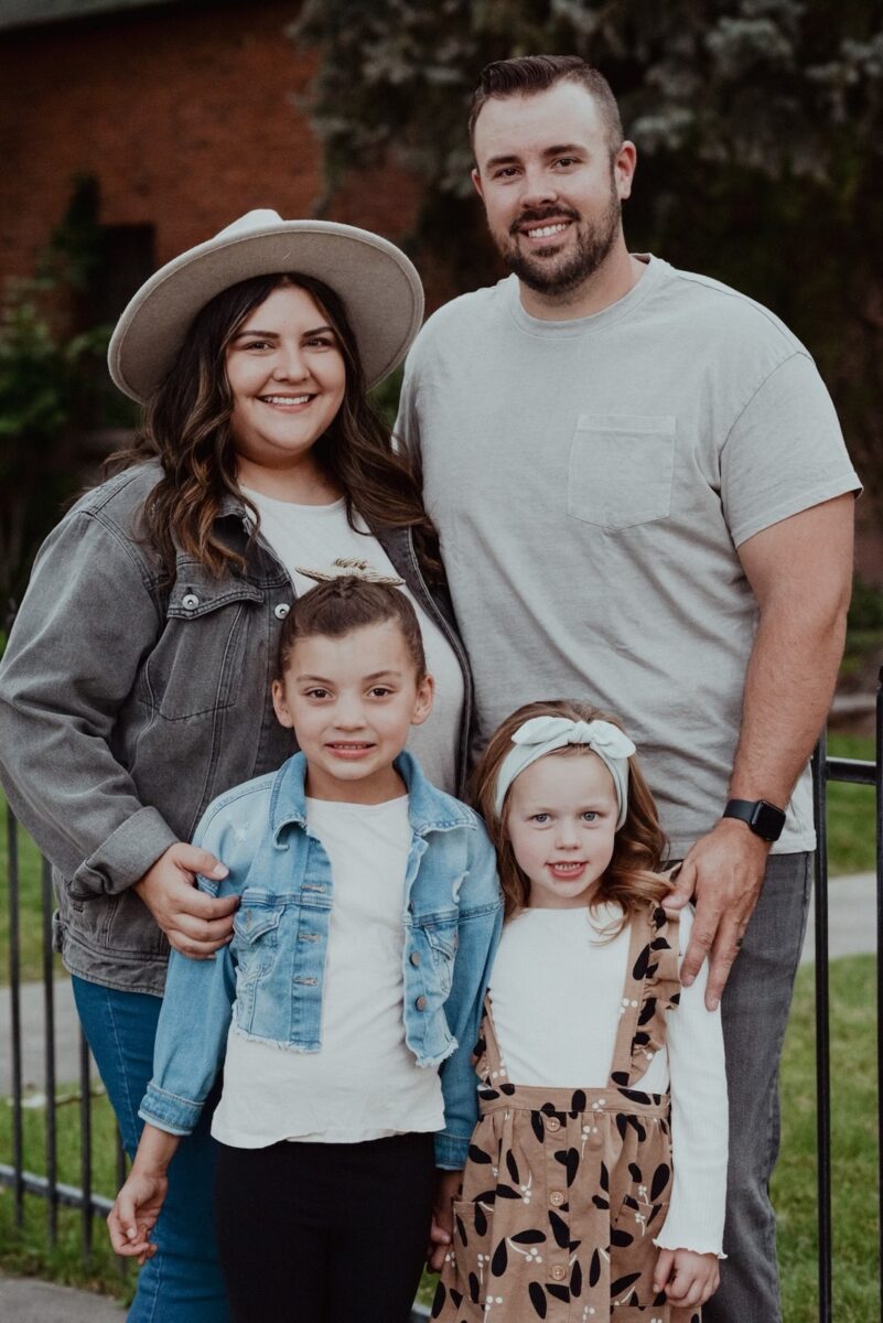 After adopting daughters Finleigh May (left) and Lennon Ivy, pastor Nathan Hornback and his wife, Audrey, traveled across rural northeastern Nevada to raise awareness about children in the foster care system in need of homes. (Daniel Garcia).