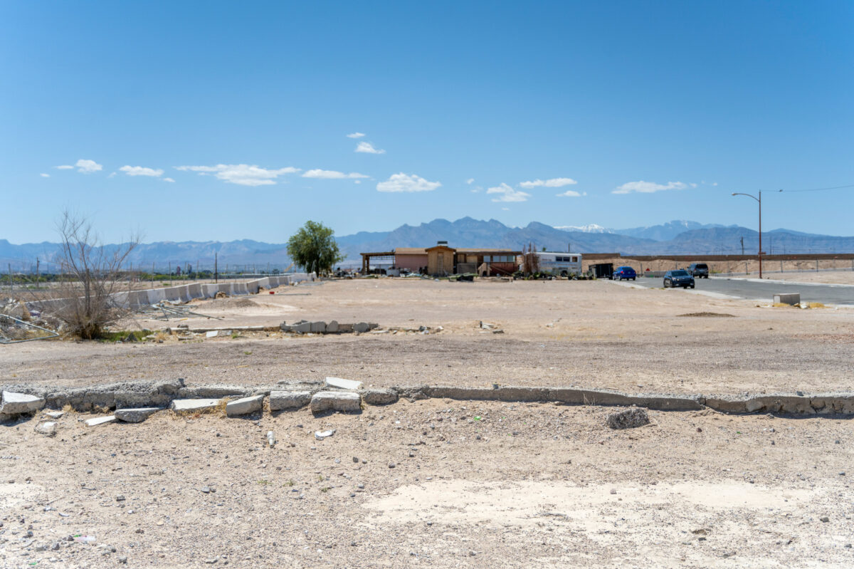 Vacant lots and a home as seen in the Windsor Park neighborhood in North Las Vegas.