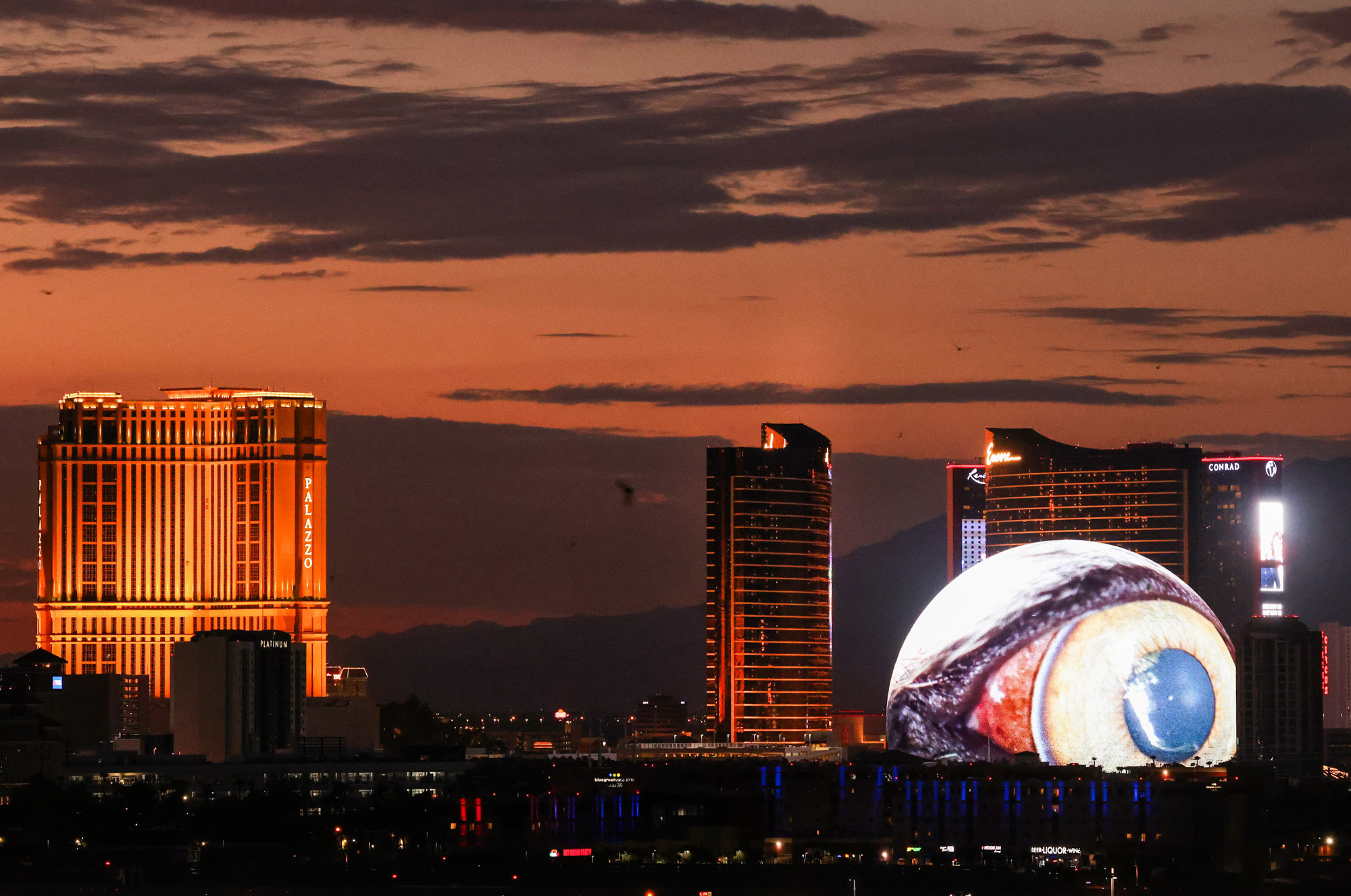 to advertise NFL Sunday Ticket through Sphere in Las Vegas