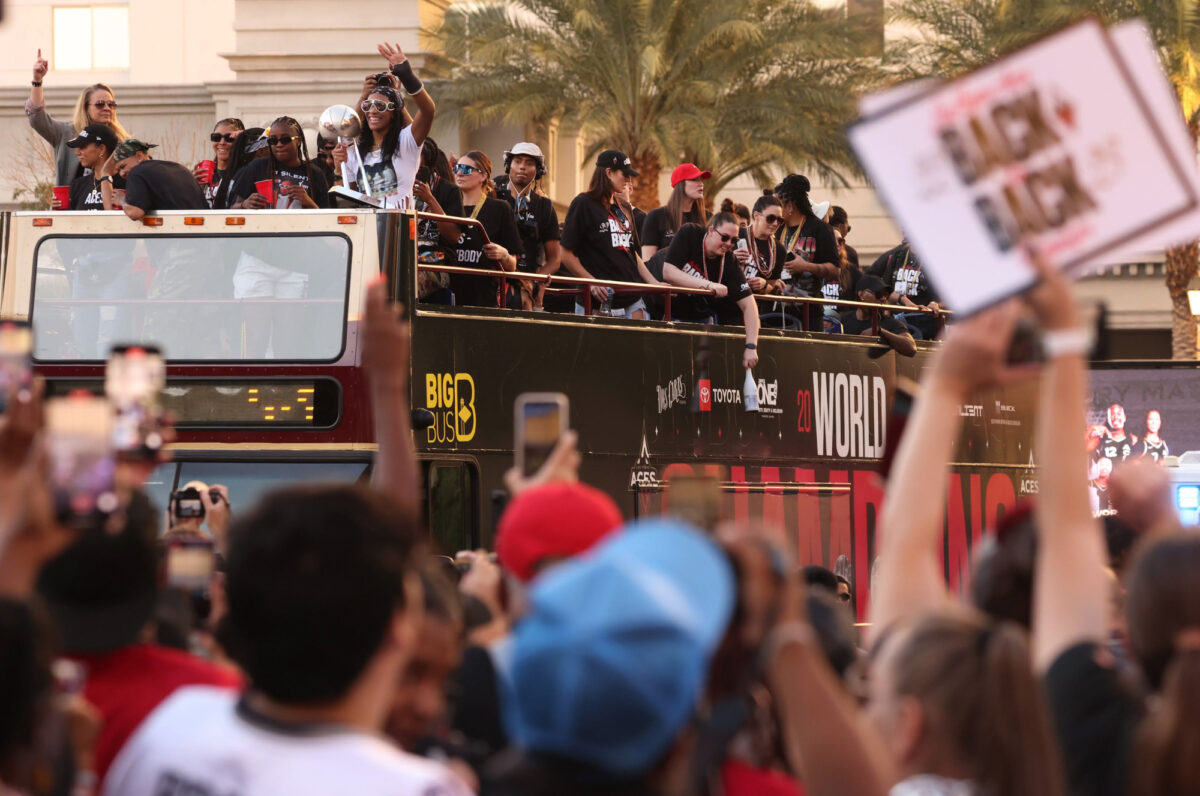 2022 WNBA championship parade: Aces celebrate first major pro