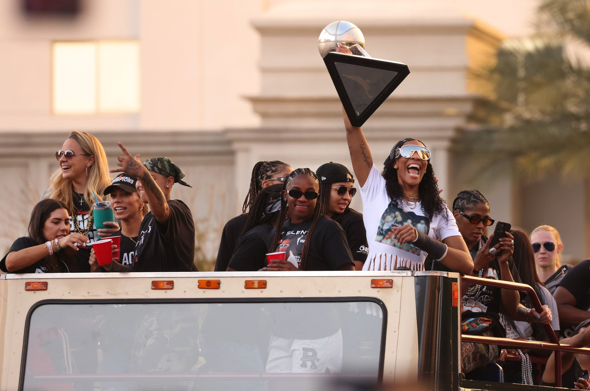 2022 WNBA championship parade: Aces celebrate first major pro