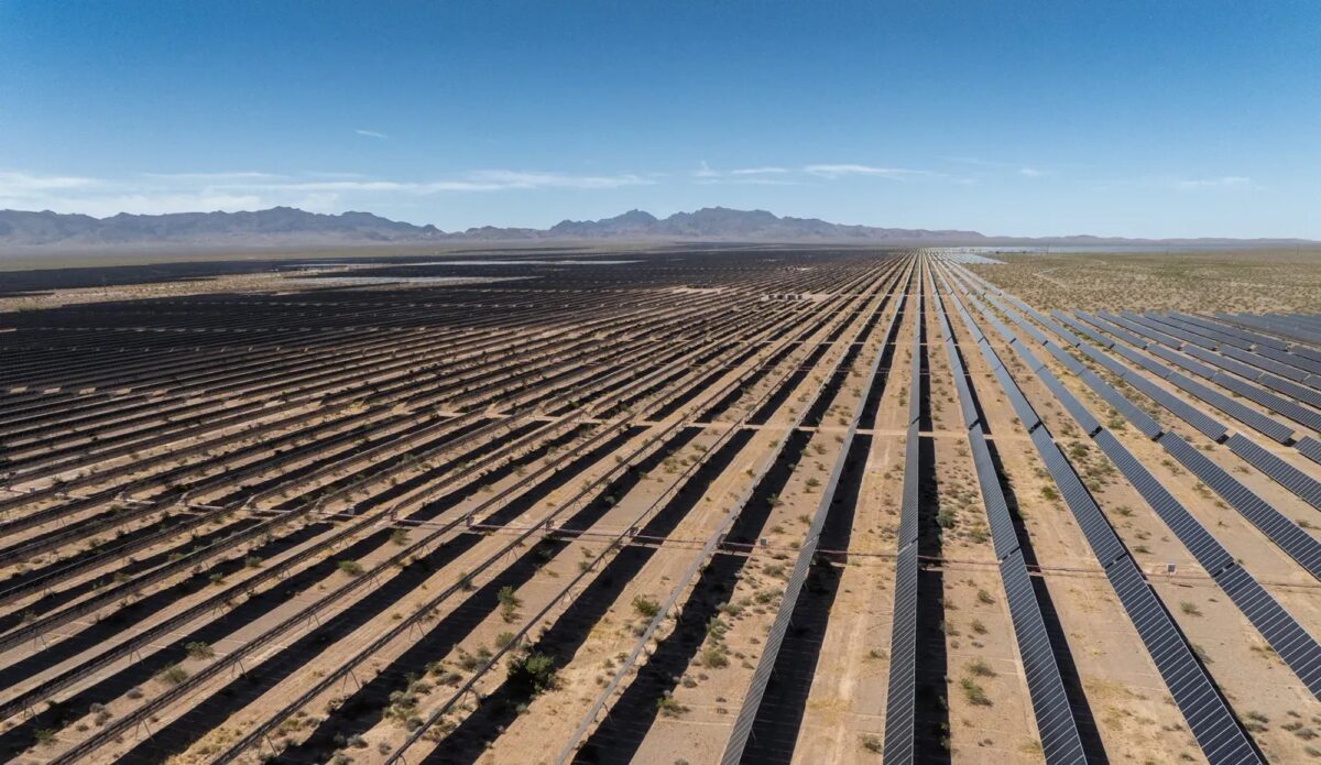 The Gemini Solar + Storage facility north of Las Vegas.