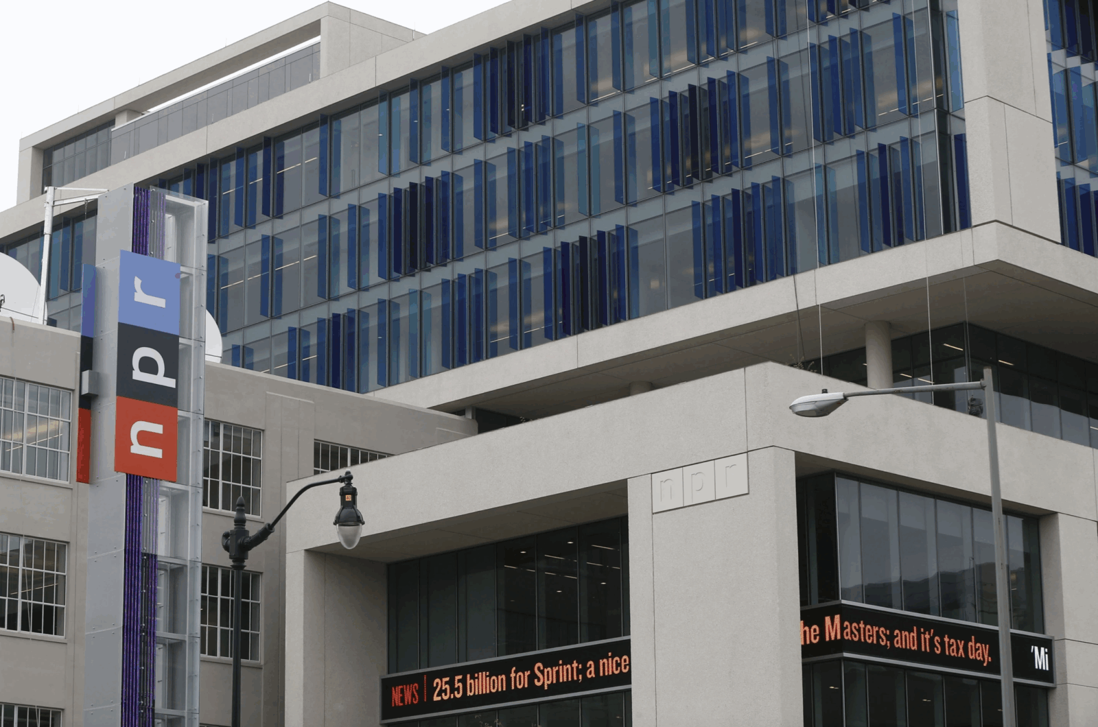 The headquarters for National Public Radio (NPR) is seen in Washington.