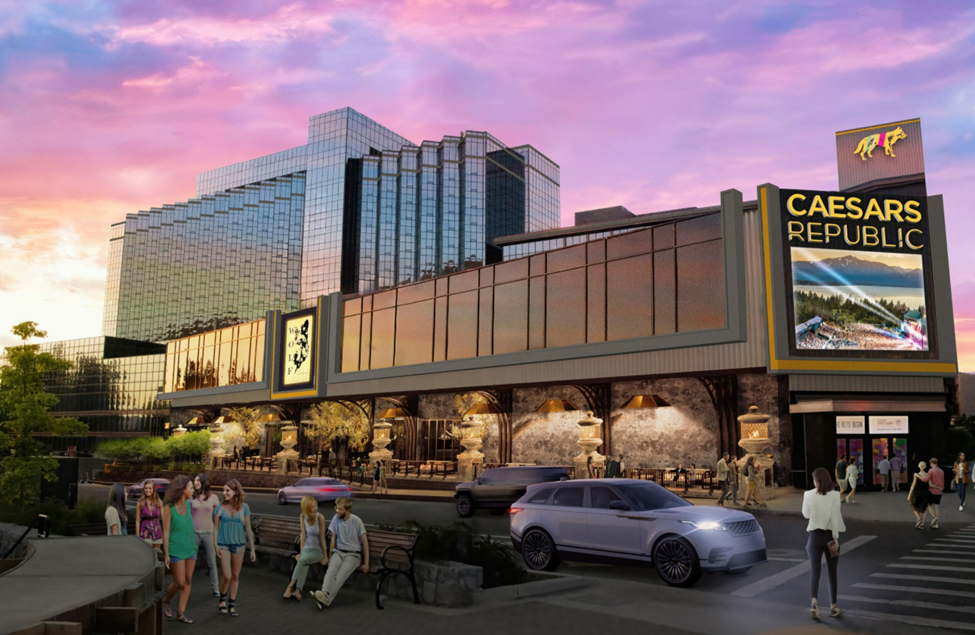 A rendering of Caesars Republic Lake Tahoe.